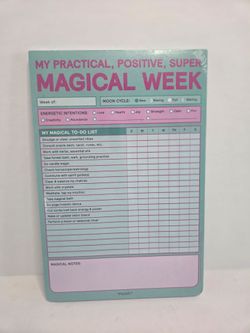 My Magical Week To Do List