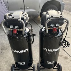 Husky 20 Gal. 200 PSI Oil Free Portable Vertical Electric Air Compressor