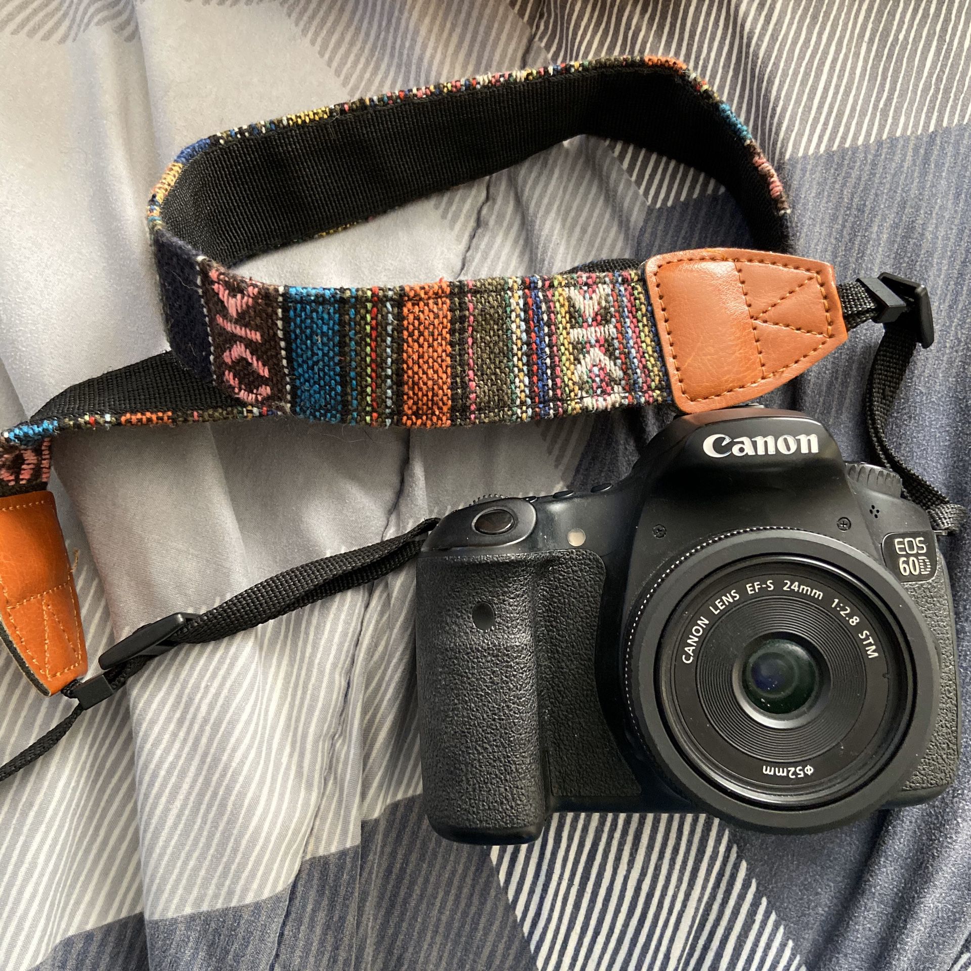 Canon 60D Body and 24 mm Lense & Strap Included!