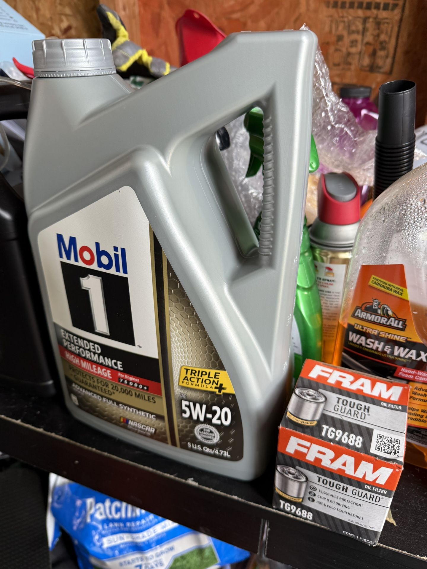 Mobil 1 Full Synthetic Oil. 5W-20 With Oil Filter