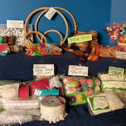 FIRST $50 TAKES ALL...MUST GO....  Lot Of Variety Craft Supplies  