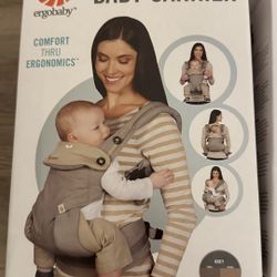 Ergobaby 360 Baby Carrier + Infant Insert + All-Season Cover (Complete Bundle)
