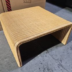 Woven Rattan Coffee Table 