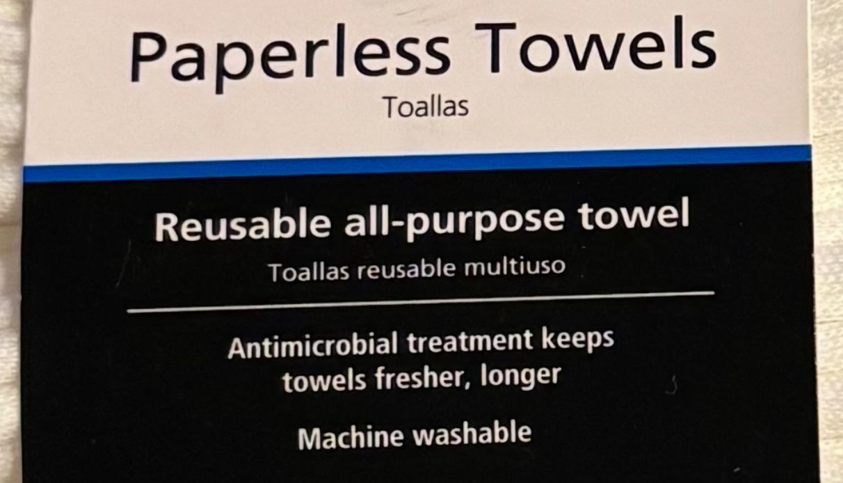 Towel all purpose 50% cotton polyester machine washable