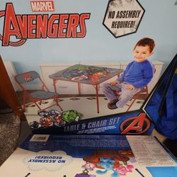 Table & Chairs Ages 3-8 