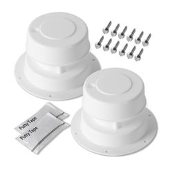 RV Camper Travel Trailer Roof Vent Cover 2 Pack with Putty Tape