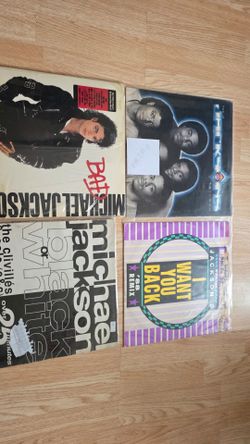 Michael Jackson vinyls set
