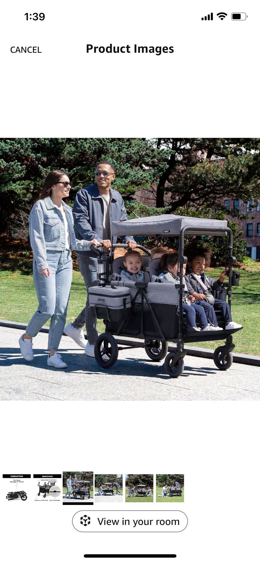 BRAND NEW Jeep Wagon stroller