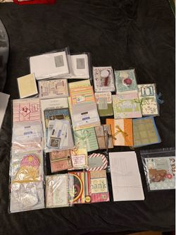 Card making paper, kit, supplies