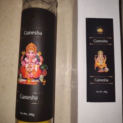 Ganesha Prayer Candle Scented 