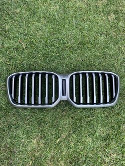 2022~2023 BMW X3 X4 OEM FRONT GRILLE GENUINE SILVER GRILL