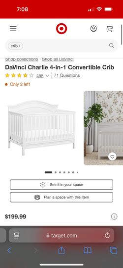 Davinci Charlie 3 In 1 Crib.
