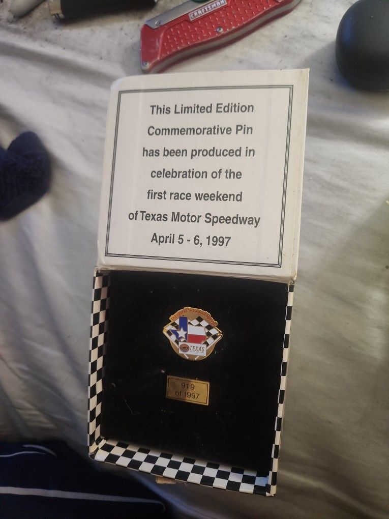 Texas Motor Speedway Inaugural Pin
