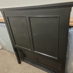 Twin Head Board & Foot Board With Brand New Box Spring