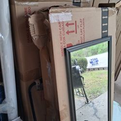Lot Of 12 Qty 14 " By 48.5 " Vertical Mirrors 
