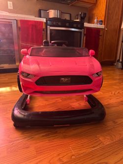 Ford Mustang Baby Walker Pink