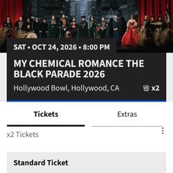 My Chemical Romance Concert Tickets 