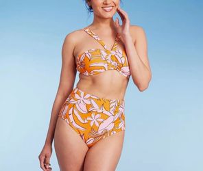 🧡 Kona Sol Women’s Swim Set – Size M (8-10) 🌺