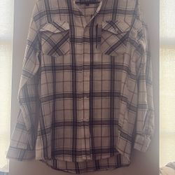 New Men’s Medium Long Sleeve Button Up 