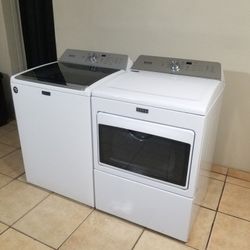 Maytag washer And Electric Dryer Free Deliver And Install 6 Month warranty.