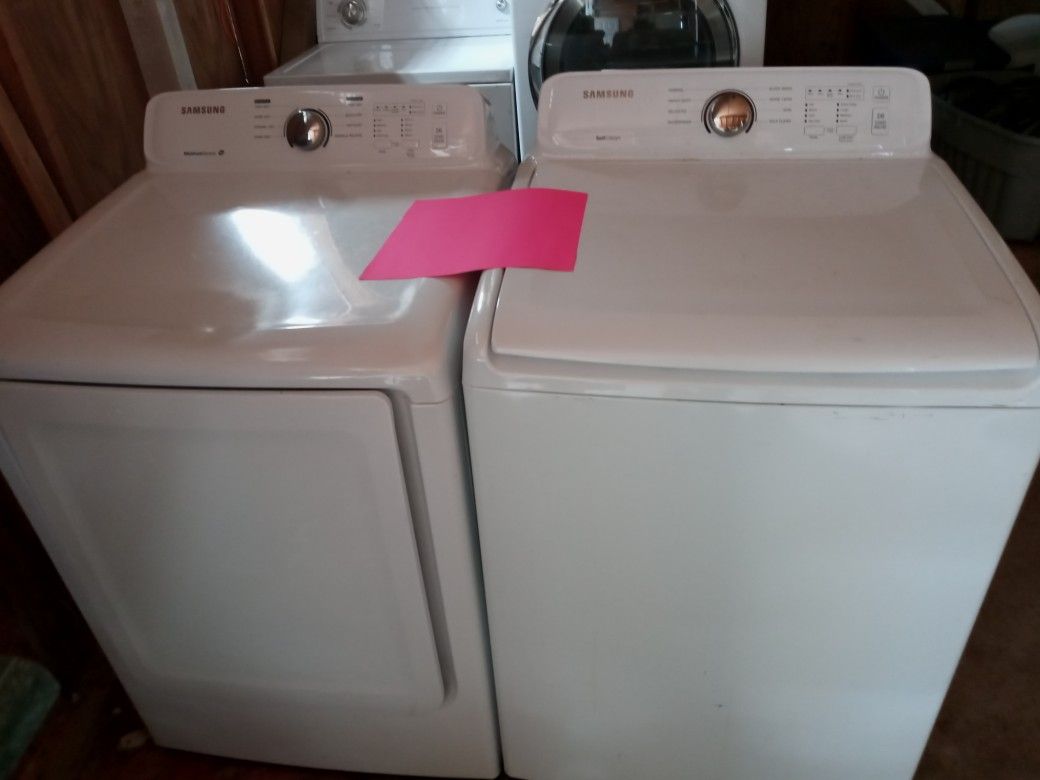 H-E washer & dryer