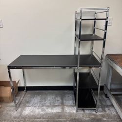 Writing Desk With Shelves 