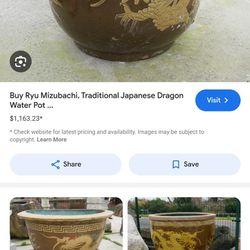 Japanese Authentic Water Pots 