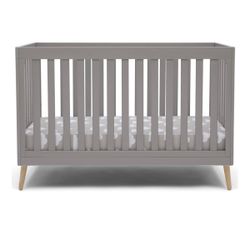 Grey baby Crib