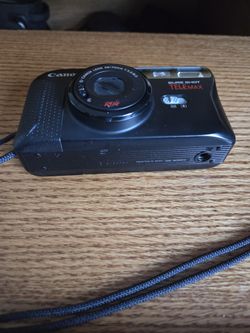 Canon Sure Shot TELEmax 35mm Film Camera 38-70mm Lens, Tested - 