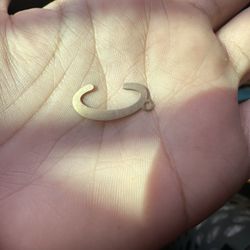 Real Gold 10 Karats Letter C 