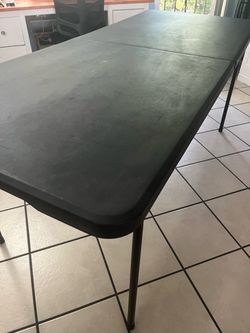 6 ftFolding Table with Metal Legs