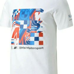 NEW Puma Men's BMW M Motorsport Graphic MMS Tee Shirt T-Shirt Tee XXL 2XL