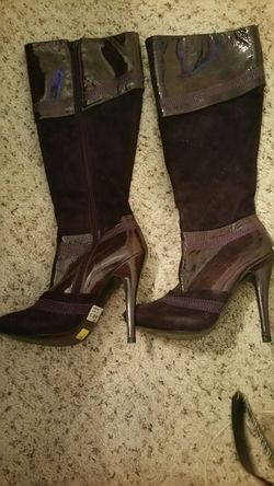 Purple Aldo Boots 6