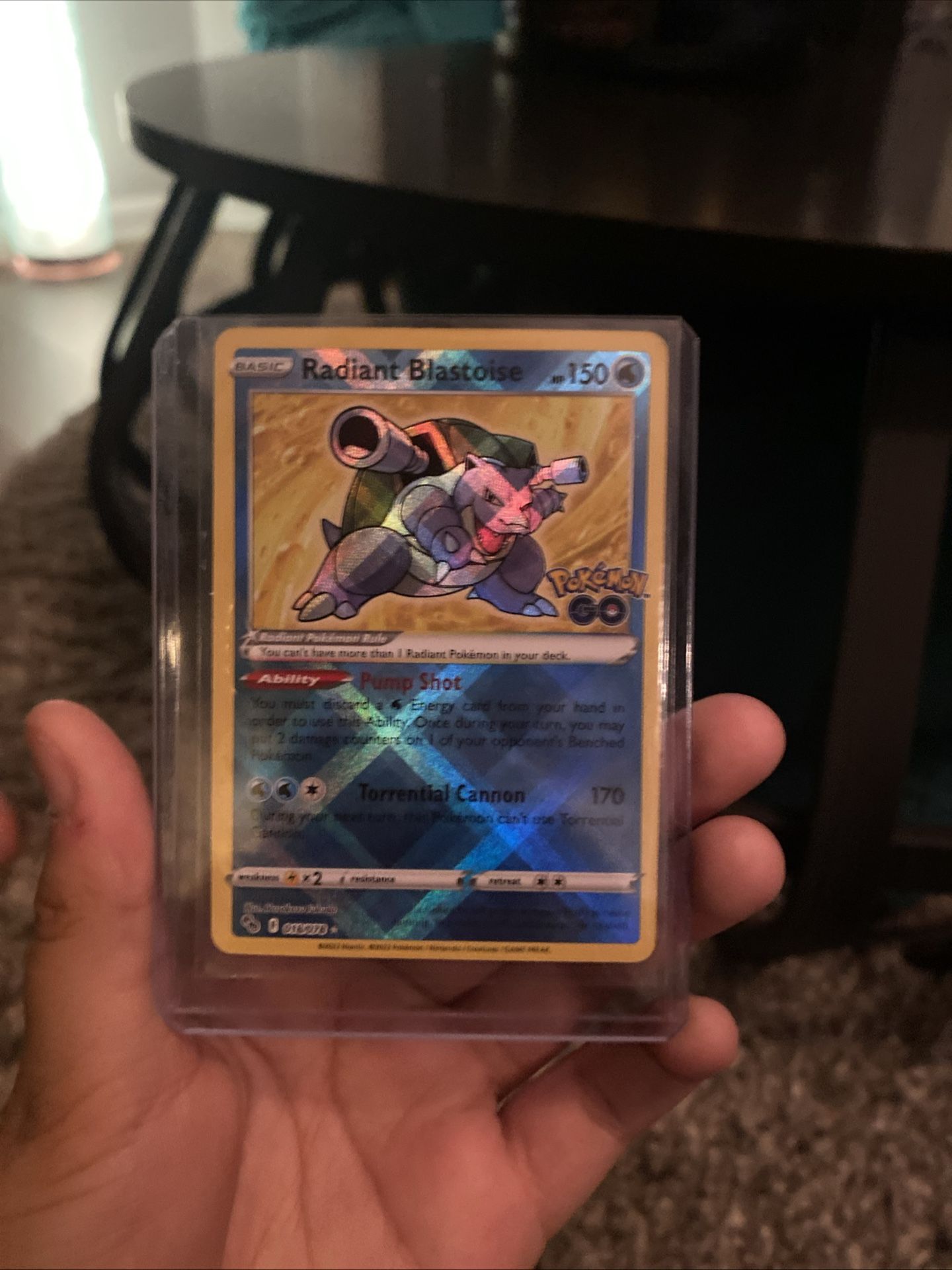 Radiant Blastoise ( Pokemon Go )