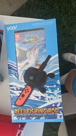 Nintendo Switch Fishing Rod Bundle with Fishing Star World Tour