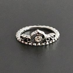 LADIES NEW VICTORIAN  ANTIQU LOOK CROWN RING