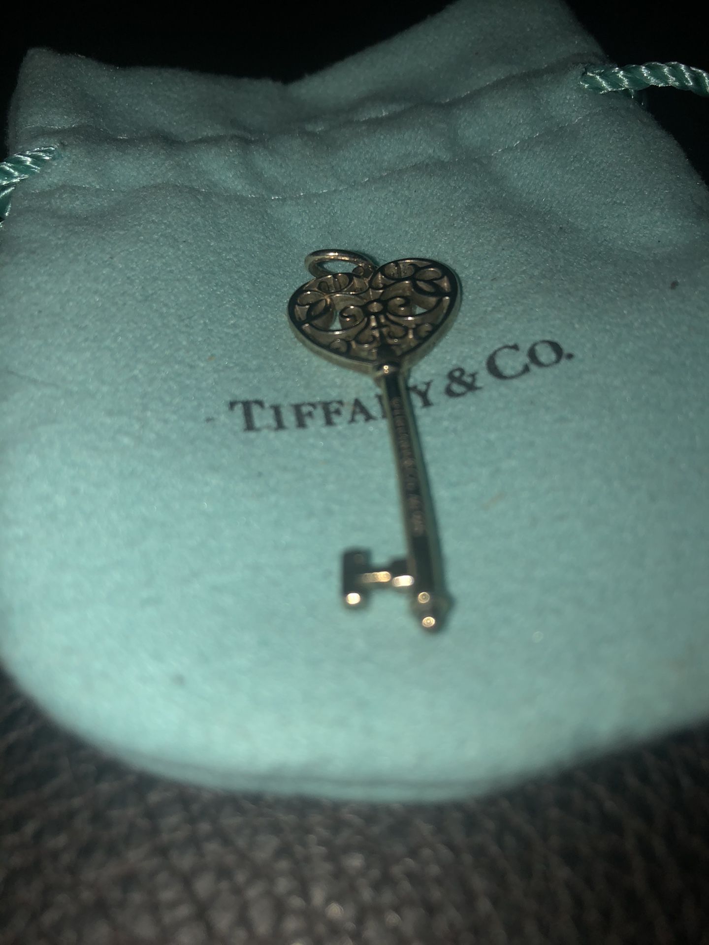 Tiffany key, heart shaped.