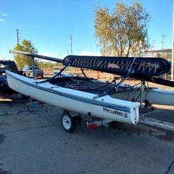 18 Ft Hobie Cat Catamaran Sailboat