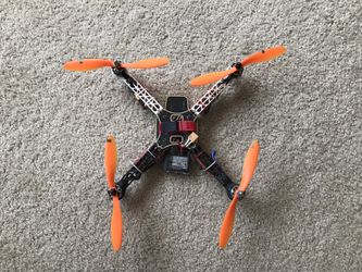 Custom built quadcopter.
