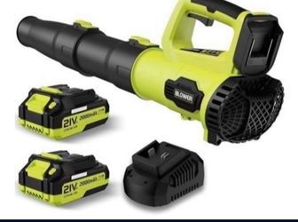 Leaf Blower Cordless Comes With 2 Batteries! Brand New