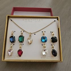 Unwritten Multicolor Pendant Necklace Set