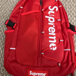 Supreme SS17 Backpack Red