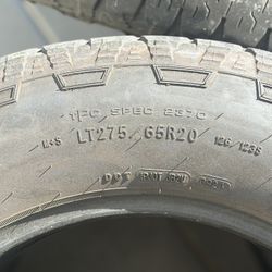 LT275/65R20/22 All Terrain Good Year Tires