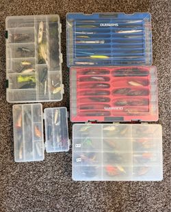 Fishing bass lures crank bait 109 lures with Shimano boxes