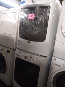 MAYTAG front load washer and dryer set working perfectly