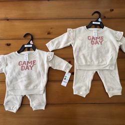 2 Baby Girl Game Day Outfit’s