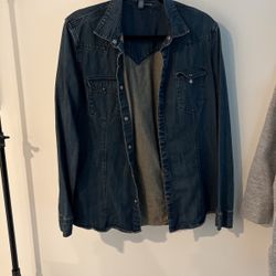 Denim Cotton Jacket $20 
