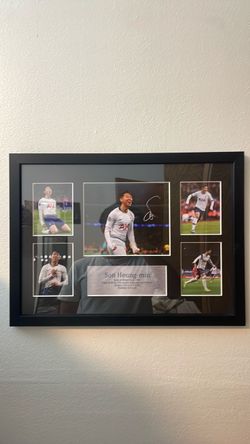 Son heung min art frame memorabilia