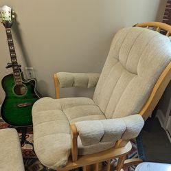 Rocking Chair & Footstool