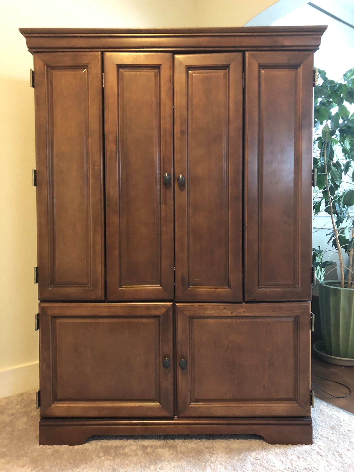 Entertainment center (armoire style)